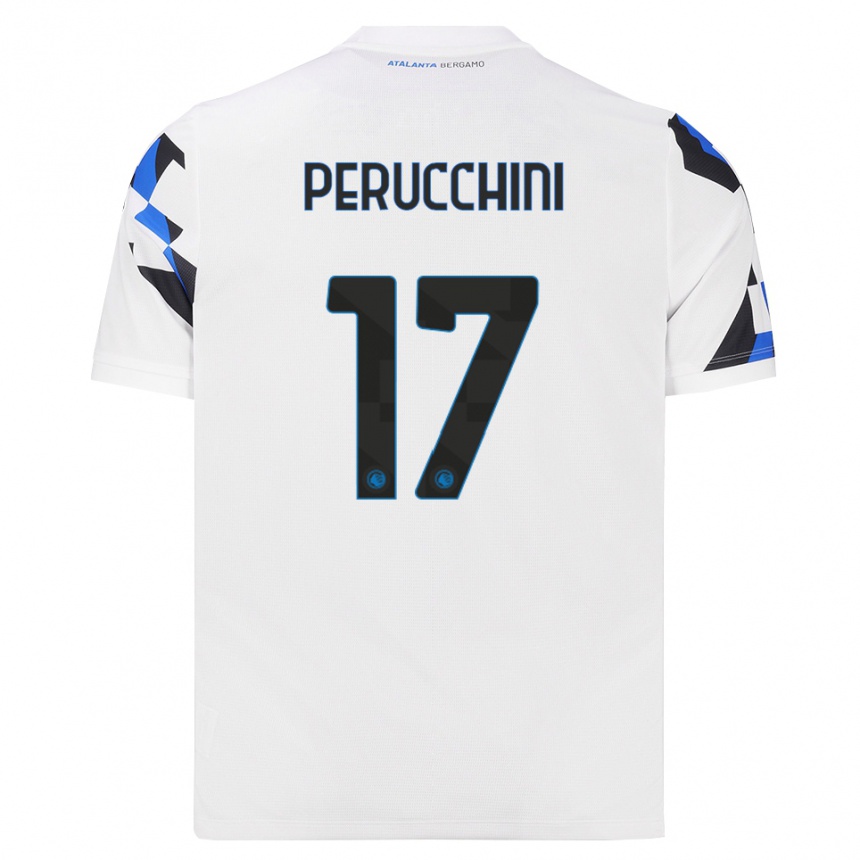 ילדים כדורגל Simone Perucchini #17 לבן אדום כחול הרחק ג'רזי 2026/27 ילדים כדורגל Simone Perucchini #17 לבן אדום כחול הרחק ג'רזי 2026/27