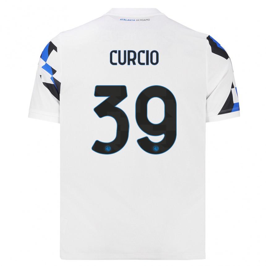 ילדים כדורגל Daniel Curcio #39 לבן אדום כחול הרחק ג'רזי 2026/27 ילדים כדורגל Daniel Curcio #39 לבן אדום כחול הרחק ג'רזי 2026/27