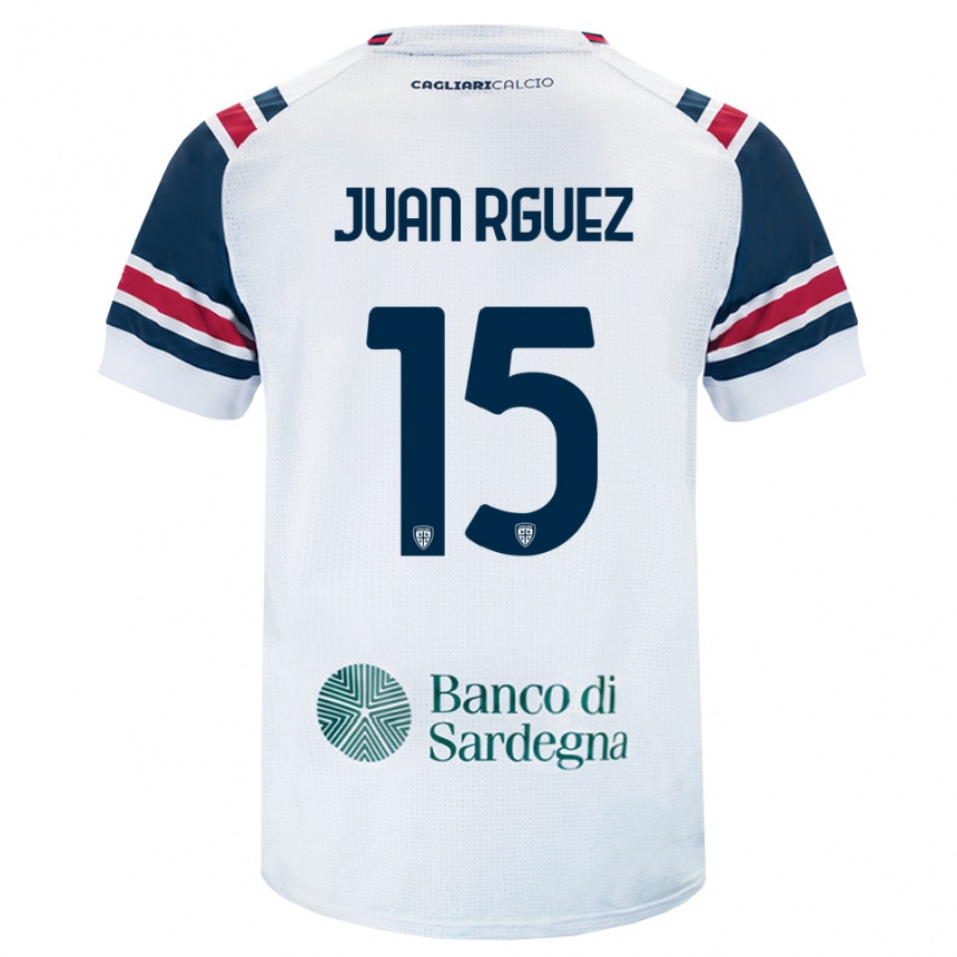 ילדים כדורגל Juan Rodríguez #15 לבן אדום ירוק הרחק ג'רזי 2026/27