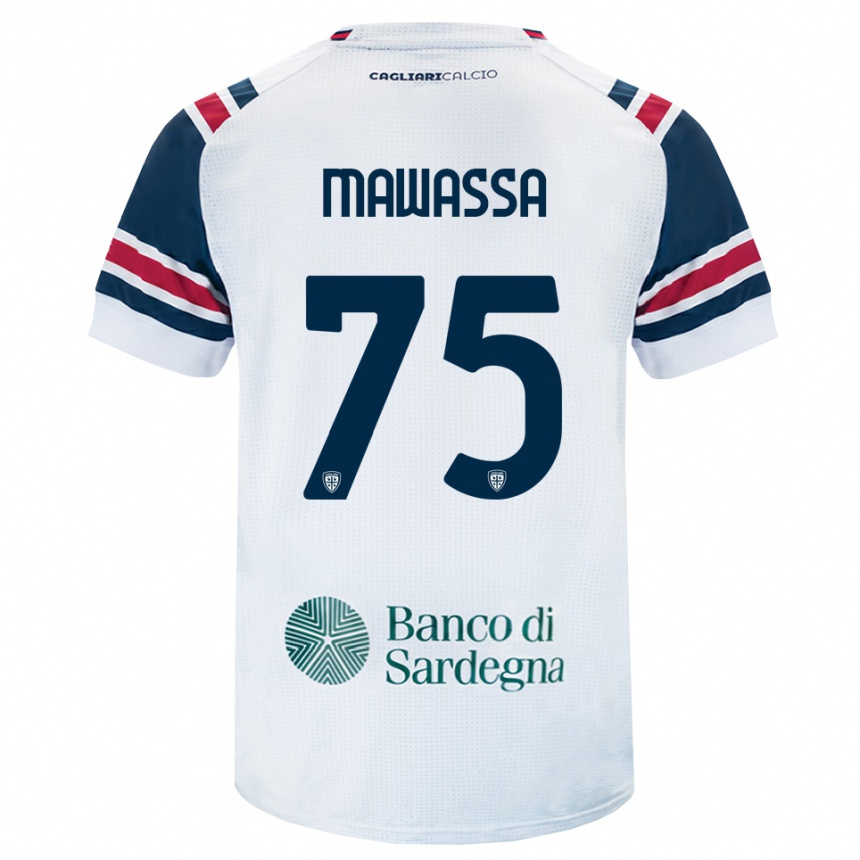 ילדים כדורגל Enoch Mawassa #75 לבן אדום ירוק הרחק ג'רזי 2026/27 ילדים כדורגל Enoch Mawassa #75 לבן אדום ירוק הרחק ג'רזי 2026/27
