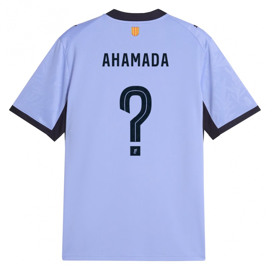 ילדים כדורגל Soiyir Ahamada #0 שחור לבנדר ג'רזי קיט שלישי 2026/27