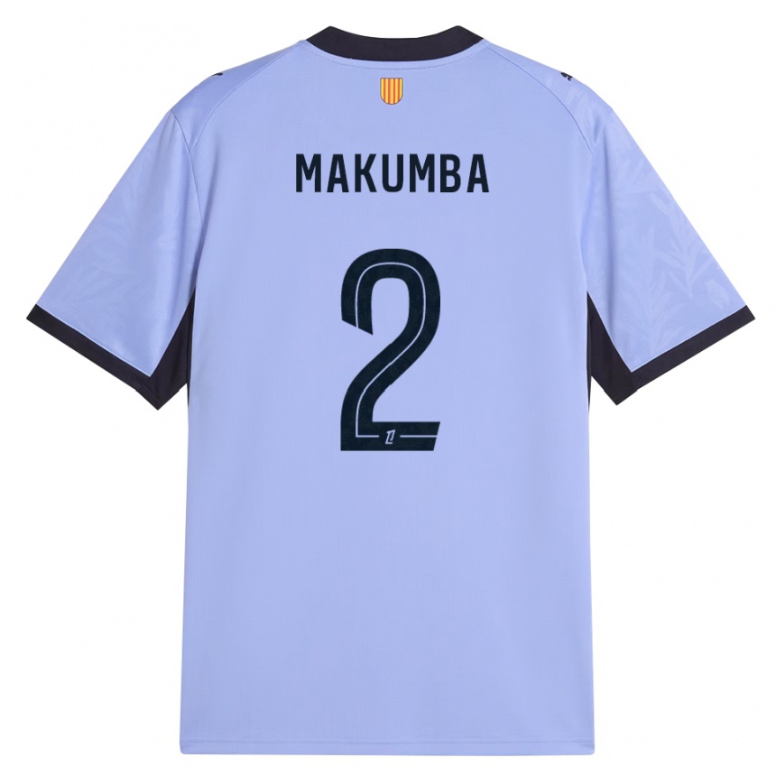 ילדים כדורגל Enzo Makumba #2 שחור לבנדר ג'רזי קיט שלישי 2026/27