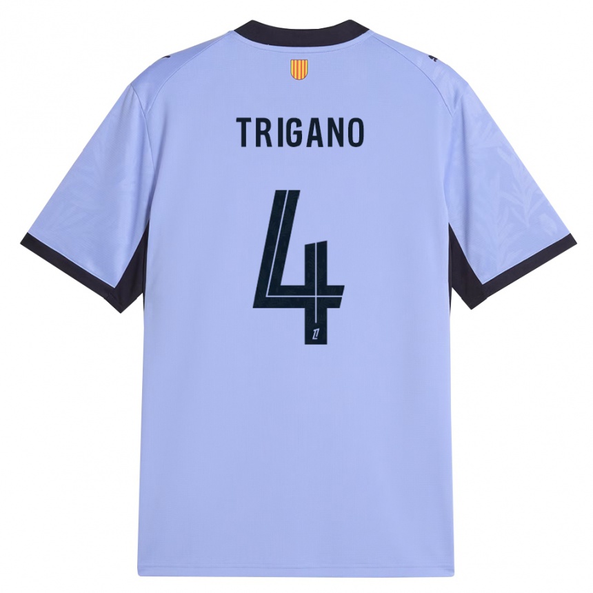 ילדים כדורגל Paolo Trigano #4 שחור לבנדר ג'רזי קיט שלישי 2026/27