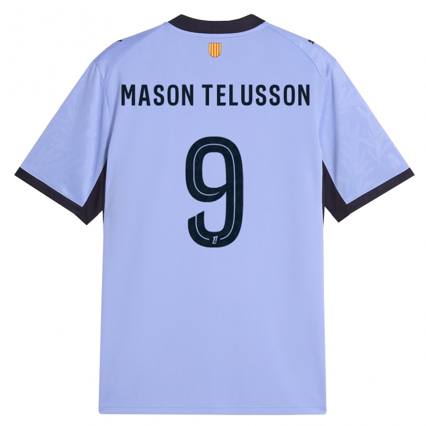ילדים כדורגל Jah-Mason Telusson #9 שחור לבנדר ג'רזי קיט שלישי 2026/27