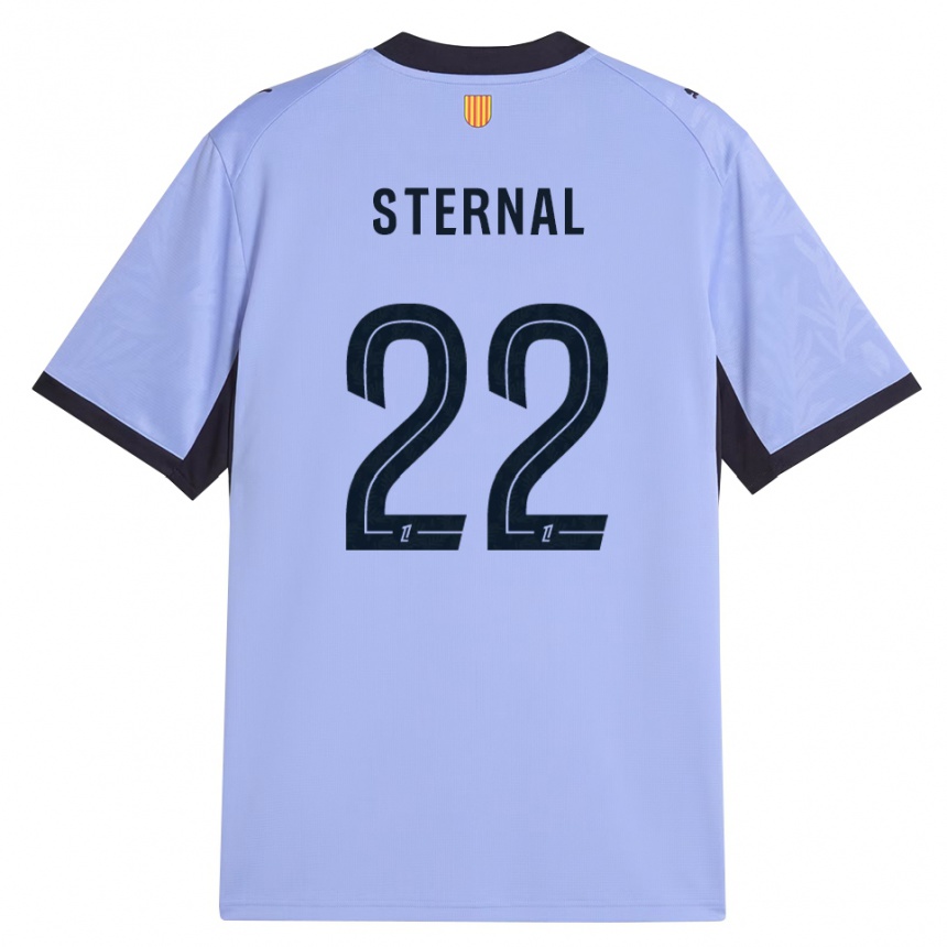 ילדים כדורגל Enzo Sternal #22 שחור לבנדר ג'רזי קיט שלישי 2026/27