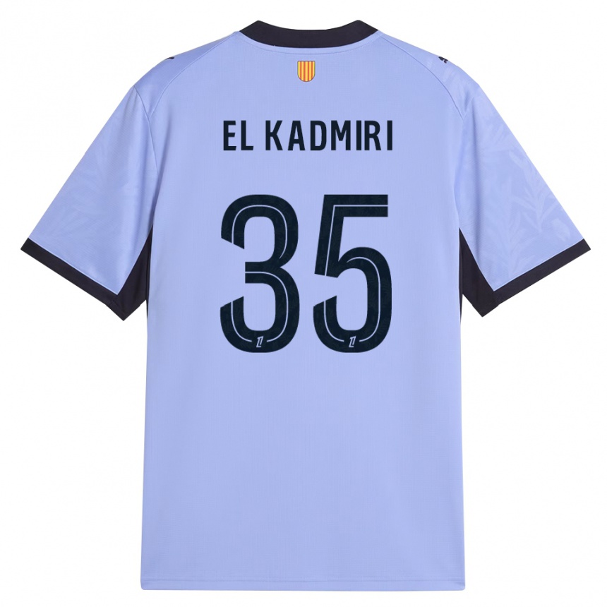 ילדים כדורגל Ugo Lamare El Kadmiri #35 שחור לבנדר ג'רזי קיט שלישי 2026/27