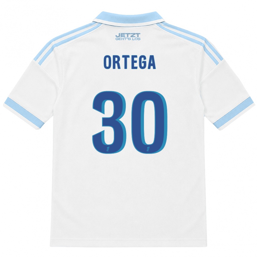 גברים כדורגל Jacobo Ortega #30 כחול שמיים בהיר לבן אדום הרחק ג'רזי 2026/27