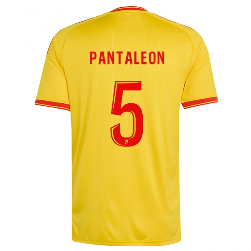 גברים כדורגל Tom Pantaleon #5 זהב כתום אדום ג'רזי ביתית 2026/27