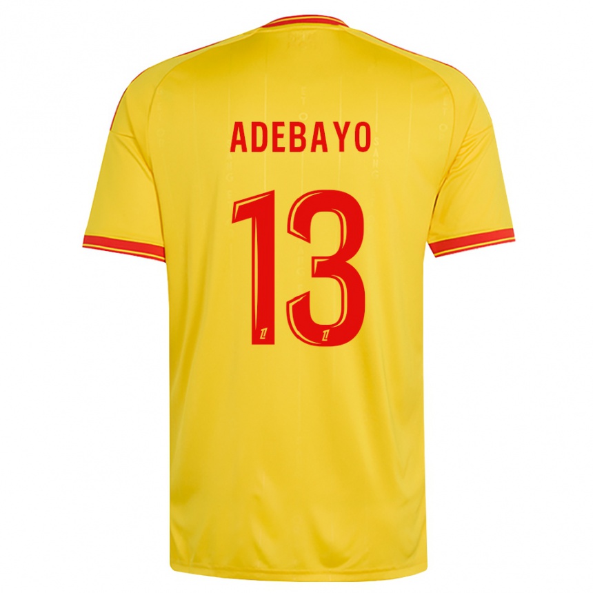 גברים כדורגל Kamil Adebayo #13 זהב כתום אדום ג'רזי ביתית 2026/27