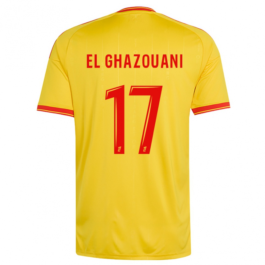 גברים כדורגל Fatima El Ghazouani #17 זהב כתום אדום ג'רזי ביתית 2026/27