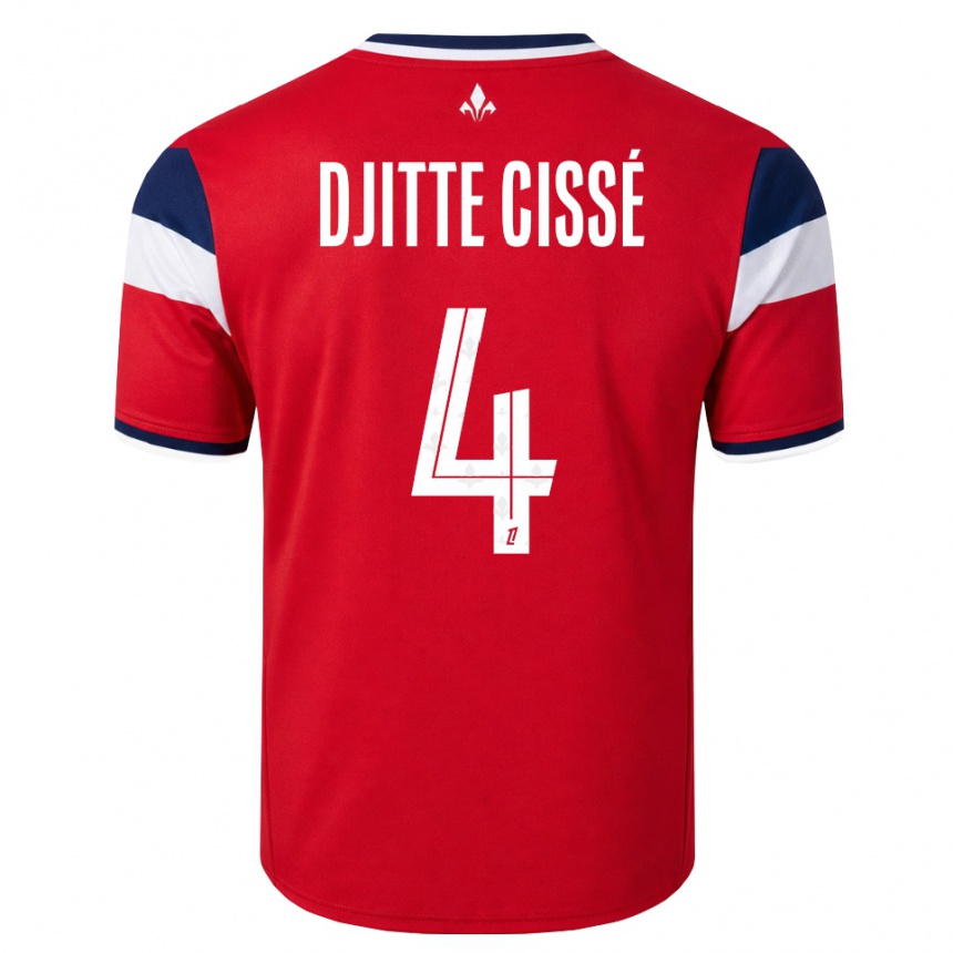 גברים כדורגל Babacar Djitte Cissé #4 אדום לבן כחול מלכותי ג'רזי ביתית 2026/27 גברים כדורגל Babacar Djitte Cissé #4 אדום לבן כחול מלכותי ג'רזי ביתית 2026/27