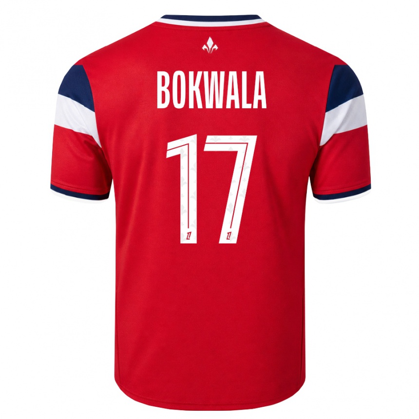 גברים כדורגל Béni Bokwala #17 אדום לבן כחול מלכותי ג'רזי ביתית 2026/27