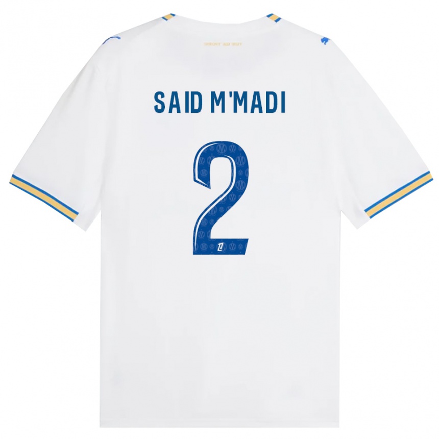 גברים כדורגל Yakine Said M'madi #2 כחול דודג' לבן ג'רזי ביתית 2026/27