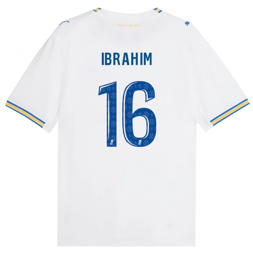 גברים כדורגל Ayman Ibrahim #16 כחול דודג' לבן ג'רזי ביתית 2026/27 גברים כדורגל Ayman Ibrahim #16 כחול דודג' לבן ג'רזי ביתית 2026/27