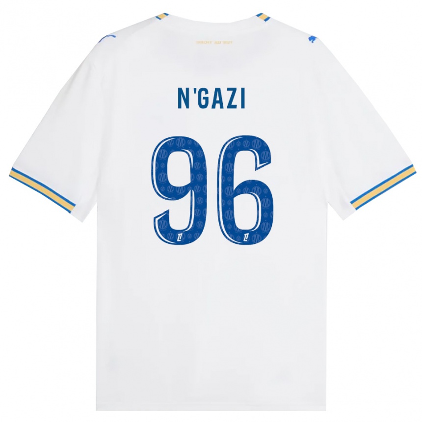 גברים כדורגל Chloé N'gazi #96 כחול דודג' לבן ג'רזי ביתית 2026/27 גברים כדורגל Chloé N'gazi #96 כחול דודג' לבן ג'רזי ביתית 2026/27