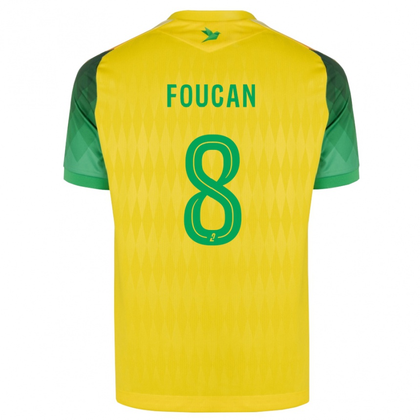 גברים כדורגל Jalen Foucan #8 ירוק צהוב אדום ג'רזי ביתית 2026/27