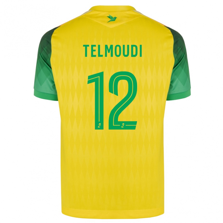 גברים כדורגל Naïm Telmoudi #12 ירוק צהוב אדום ג'רזי ביתית 2026/27