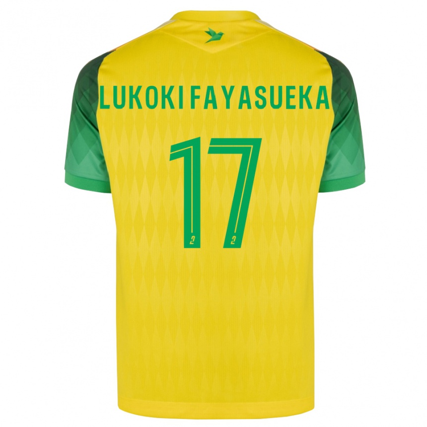 גברים כדורגל Kévin Lukoki Fayasueka #17 ירוק צהוב אדום ג'רזי ביתית 2026/27 גברים כדורגל Kévin Lukoki Fayasueka #17 ירוק צהוב אדום ג'רזי ביתית 2026/27