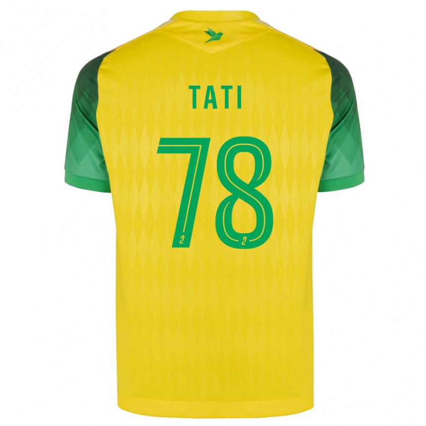 גברים כדורגל Tylel Tati #78 ירוק צהוב אדום ג'רזי ביתית 2026/27
