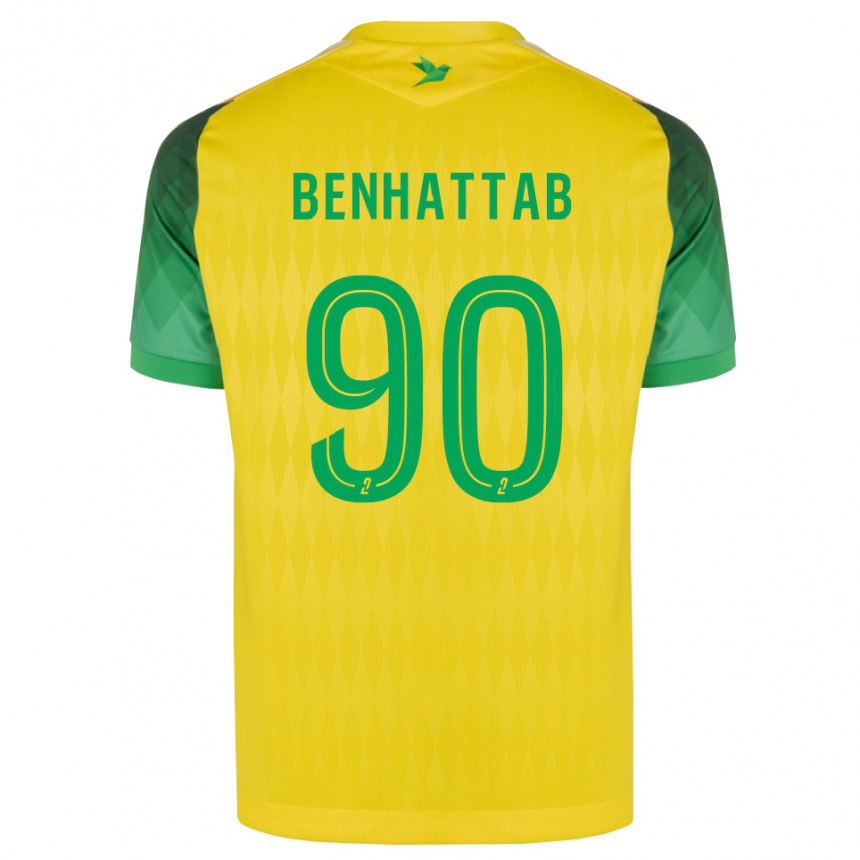 גברים כדורגל Yassine Benhattab #90 ירוק צהוב אדום ג'רזי ביתית 2026/27