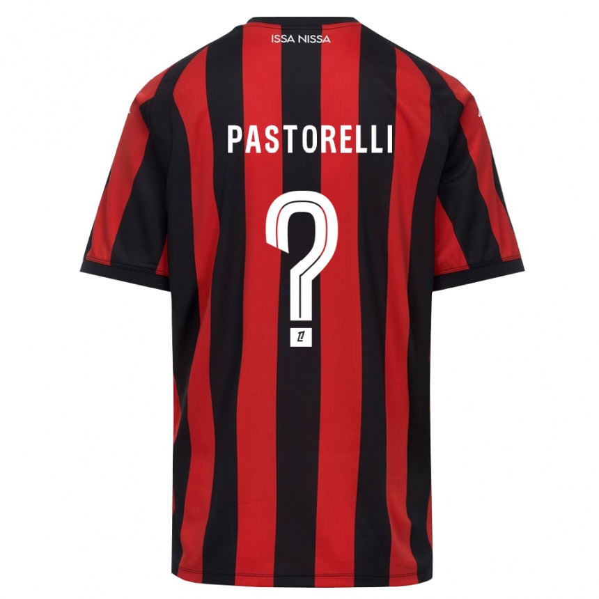 גברים כדורגל Julien Pastorelli #0 אדום שחור לבן ג'רזי ביתית 2026/27