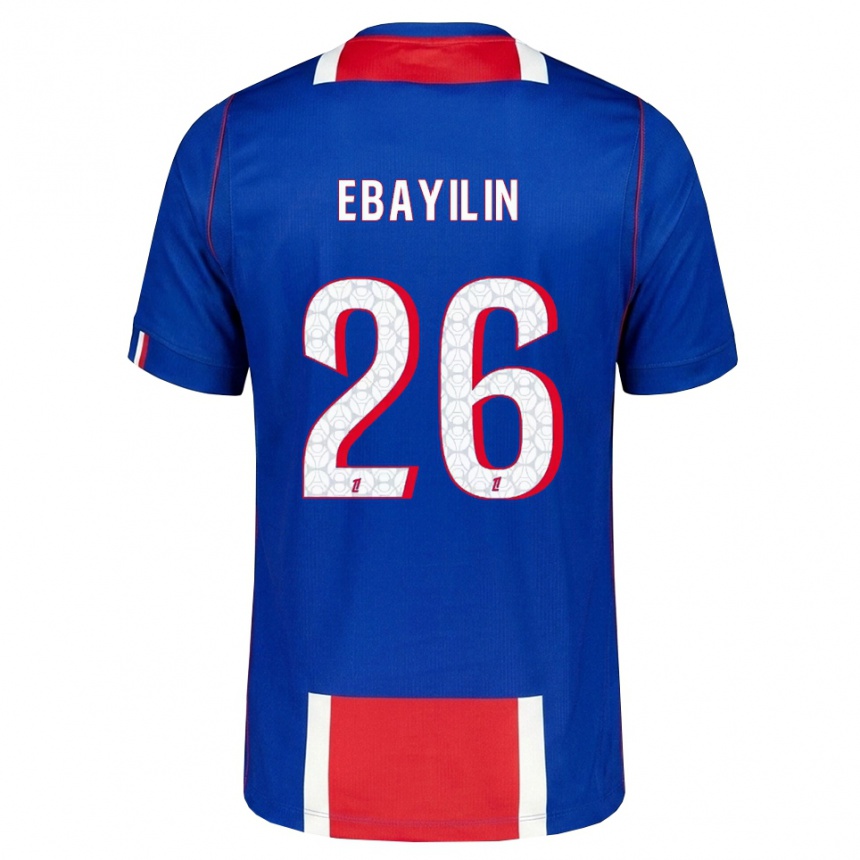 גברים כדורגל Anaïs Ebayilin #26 אדום לבן כחול ג'רזי ביתית 2026/27