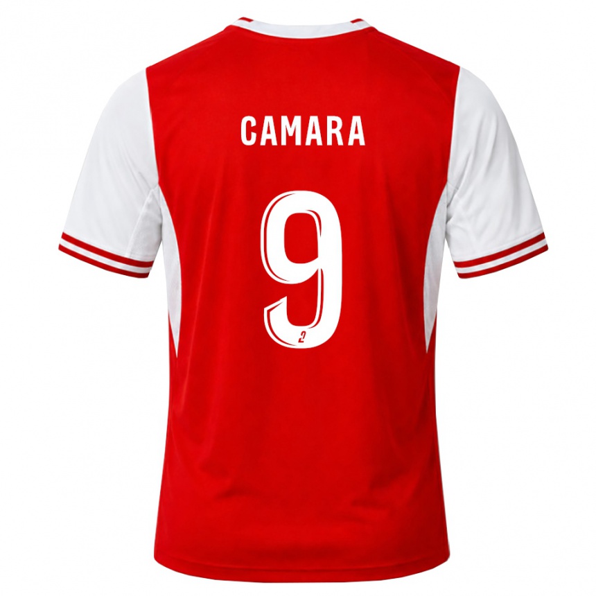 גברים כדורגל Condé Camara #9 אדום לבן ג'רזי ביתית 2026/27 גברים כדורגל Condé Camara #9 אדום לבן ג'רזי ביתית 2026/27