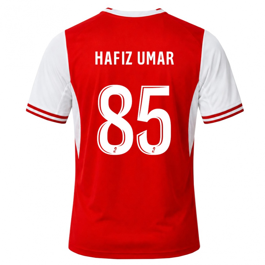 גברים כדורגל Ibrahim Hafiz Umar #85 אדום לבן ג'רזי ביתית 2026/27