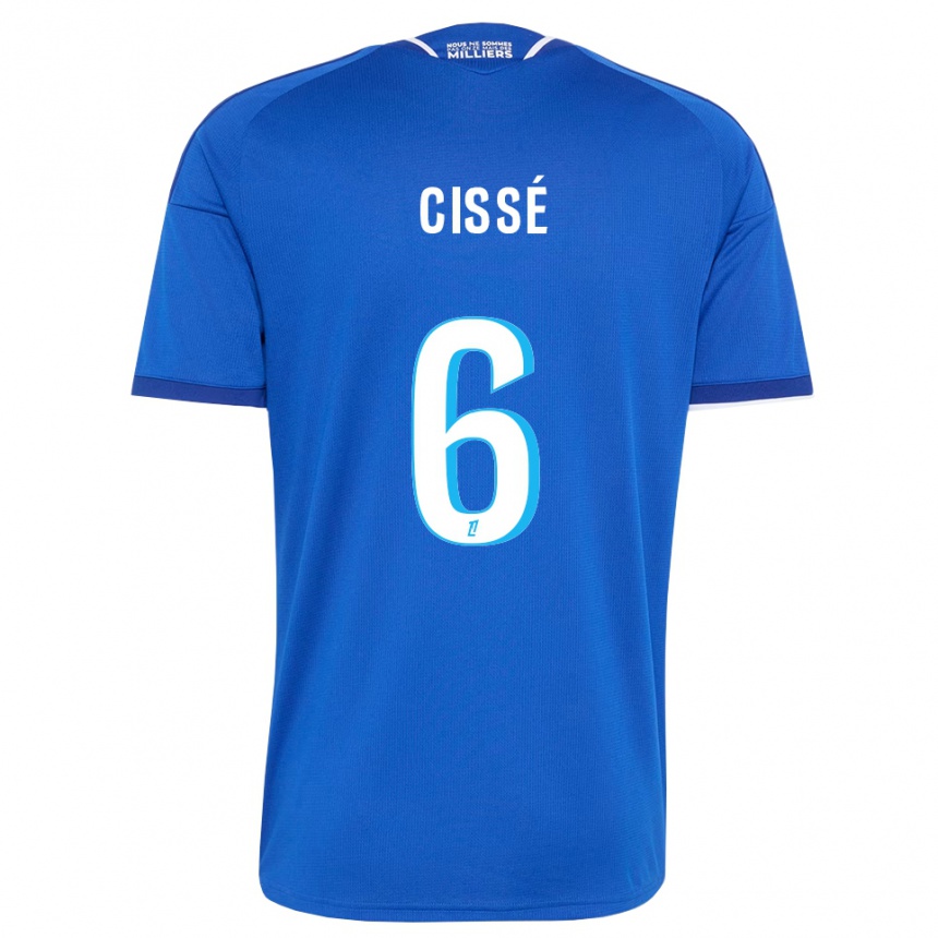 גברים כדורגל Amadou Cissé #6 כחול מלכותי לבן ג'רזי ביתית 2026/27
