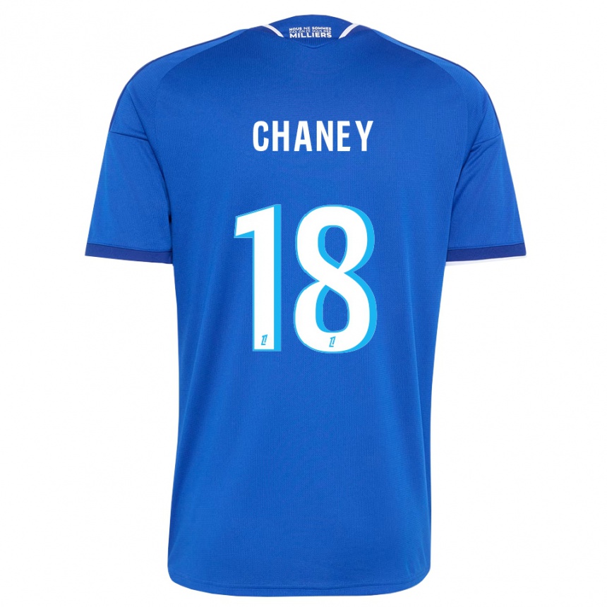 גברים כדורגל Amanda Chaney #18 כחול מלכותי לבן ג'רזי ביתית 2026/27