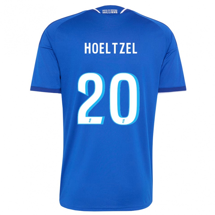 גברים כדורגל Mégane Hoeltzel #20 כחול מלכותי לבן ג'רזי ביתית 2026/27