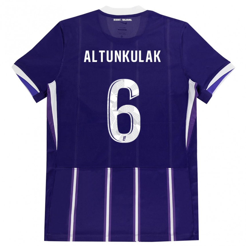 גברים כדורגל Selen Altunkulak #6 סגול לבן ג'רזי ביתית 2026/27