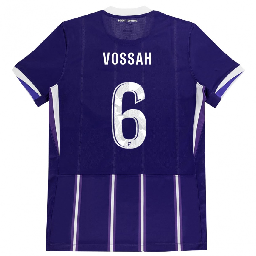 גברים כדורגל Alexis Vossah #6 סגול לבן ג'רזי ביתית 2026/27