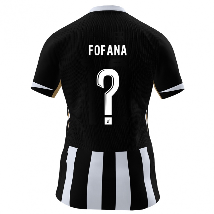 גברים כדורגל N'faly Fofana #0 שחור כחול ג'רזי ביתית 2026/27 גברים כדורגל N'faly Fofana #0 שחור כחול ג'רזי ביתית 2026/27