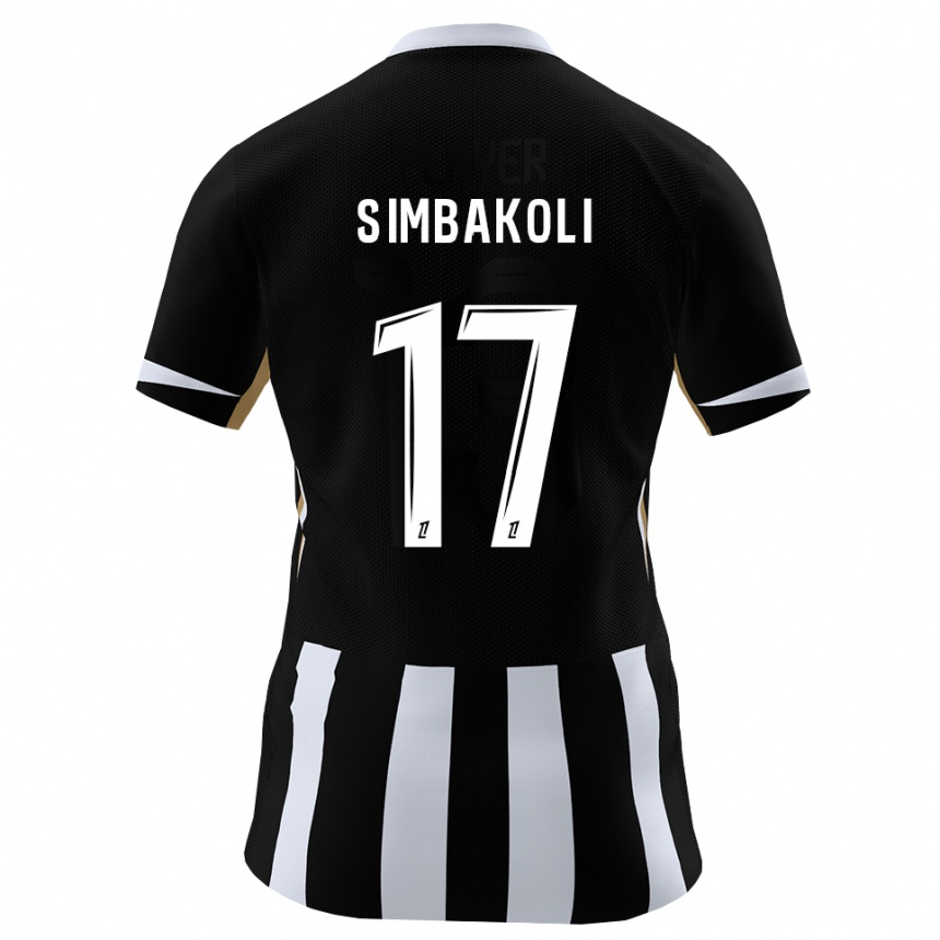 גברים כדורגל Usman Simbakoli #17 שחור כחול ג'רזי ביתית 2026/27