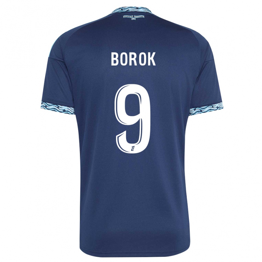 גברים כדורגל Rudy Borok #9 כחול פלדה לבן ג'רזי ביתית 2026/27