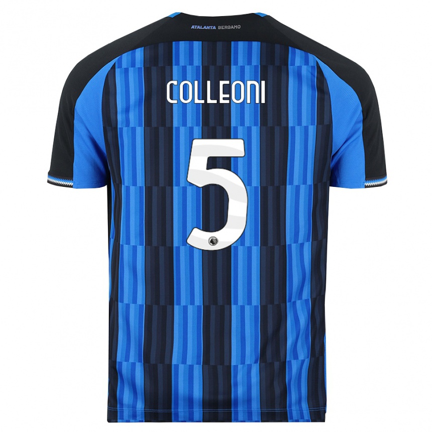 גברים כדורגל Giorgio Colleoni #5 כחול שחור אדום ג'רזי ביתית 2026/27