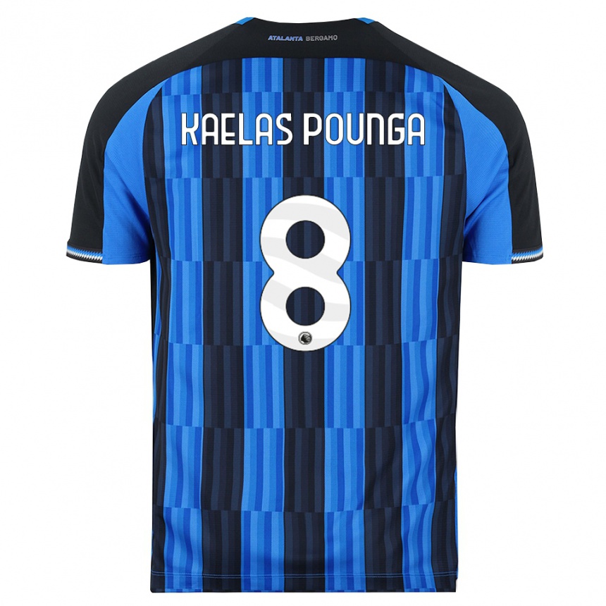 גברים כדורגל Digne Kaelas Pounga #8 כחול שחור אדום ג'רזי ביתית 2026/27 גברים כדורגל Digne Kaelas Pounga #8 כחול שחור אדום ג'רזי ביתית 2026/27