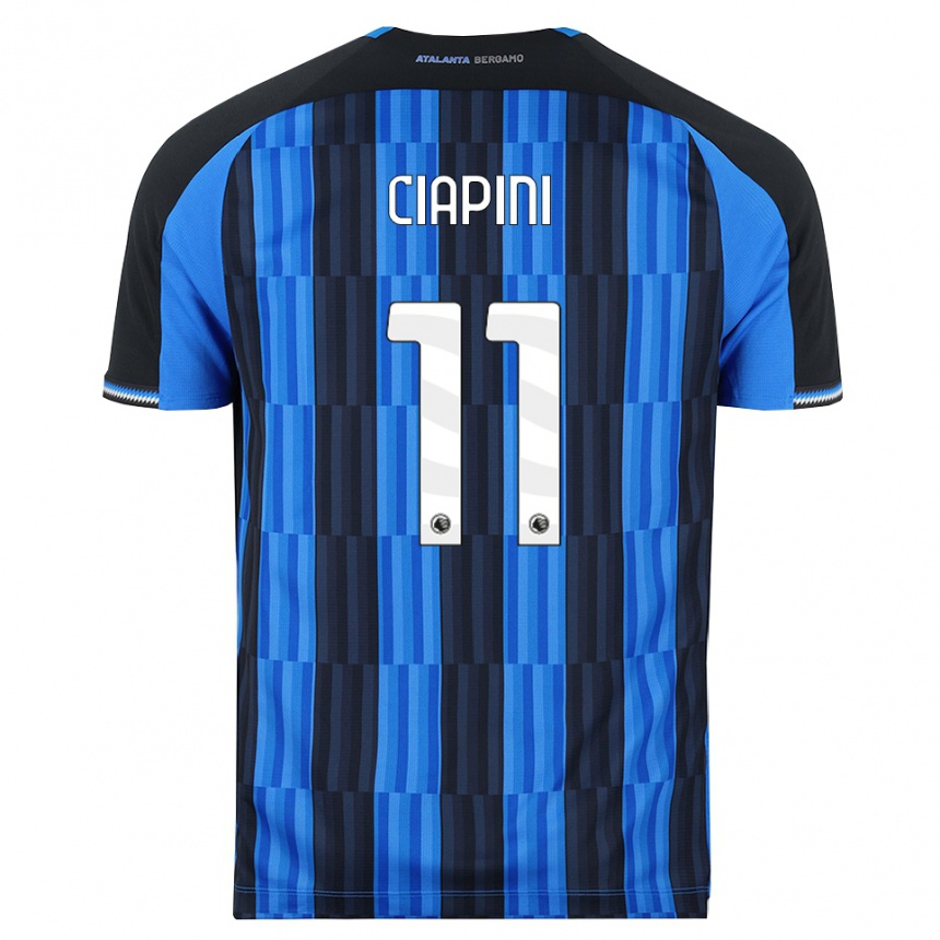 גברים כדורגל Adriano Ciapini #11 כחול שחור אדום ג'רזי ביתית 2026/27