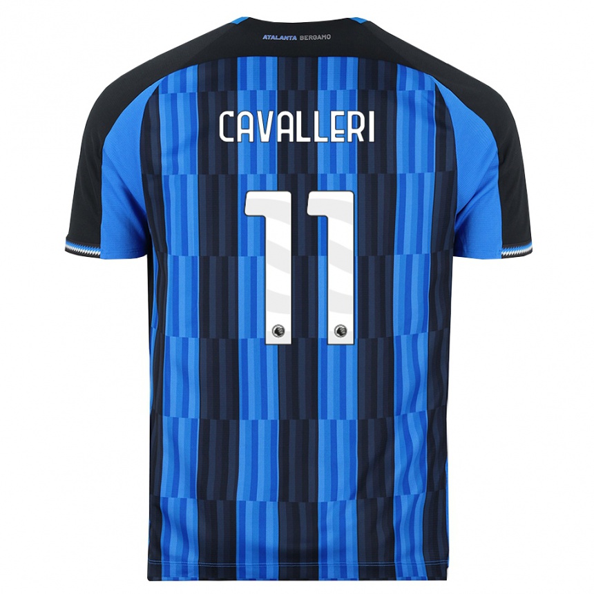 גברים כדורגל Nicolas Cavalleri #11 כחול שחור אדום ג'רזי ביתית 2026/27