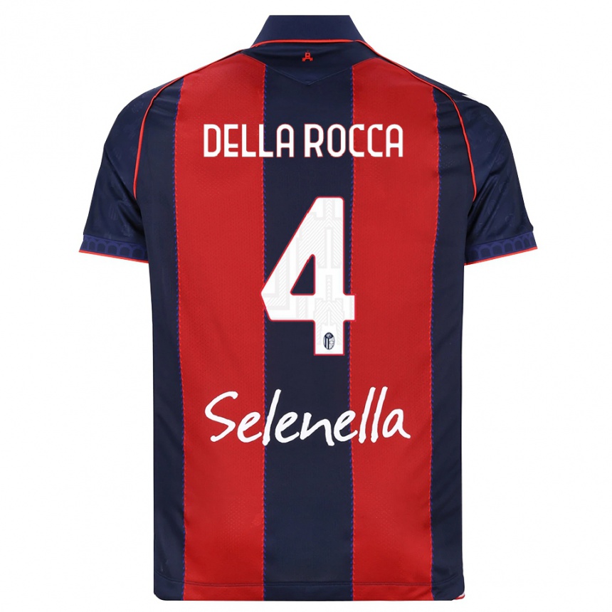 גברים כדורגל Manuel Della Rocca #4 כחול מלכותי אדום לבן ג'רזי ביתית 2026/27