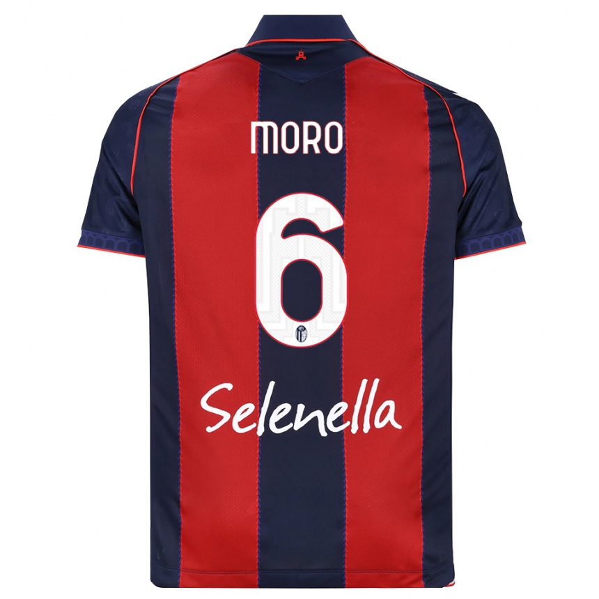 גברים כדורגל ניקולה מורו #6 כחול מלכותי אדום לבן ג'רזי ביתית 2026/27 גברים כדורגל ניקולה מורו #6 כחול מלכותי אדום לבן ג'רזי ביתית 2026/27