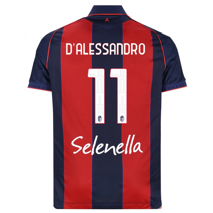 גברים כדורגל Giuliano D'alessandro #11 כחול מלכותי אדום לבן ג'רזי ביתית 2026/27