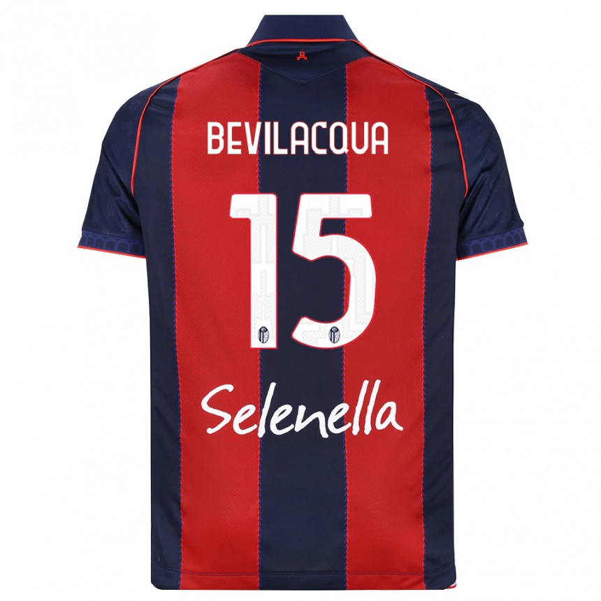 גברים כדורגל Vincenzo Bevilacqua #15 כחול מלכותי אדום לבן ג'רזי ביתית 2026/27