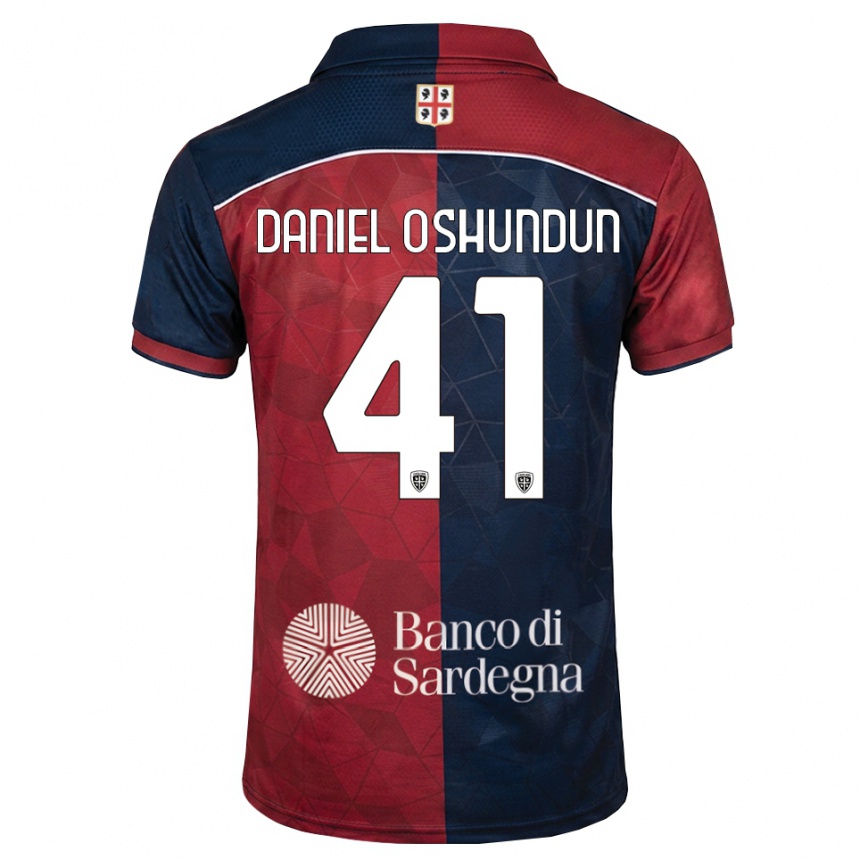 גברים כדורגל Olasunkanmi Daniel Oshundun #41 בורדו כחול מלכותי ג'רזי ביתית 2026/27