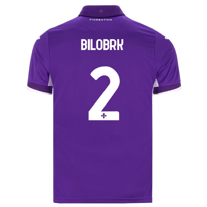 גברים כדורגל Ante Bilobrk #2 סגול לבן ורוד ג'רזי ביתית 2026/27
