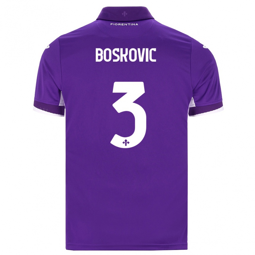 גברים כדורגל Matko Boskovic #3 סגול לבן ורוד ג'רזי ביתית 2026/27 גברים כדורגל Matko Boskovic #3 סגול לבן ורוד ג'רזי ביתית 2026/27
