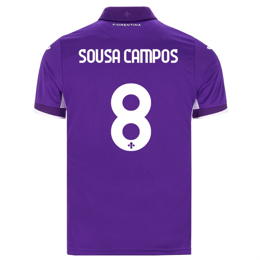 גברים כדורגל Matteo Sousa Campos #8 סגול לבן ורוד ג'רזי ביתית 2026/27 גברים כדורגל Matteo Sousa Campos #8 סגול לבן ורוד ג'רזי ביתית 2026/27