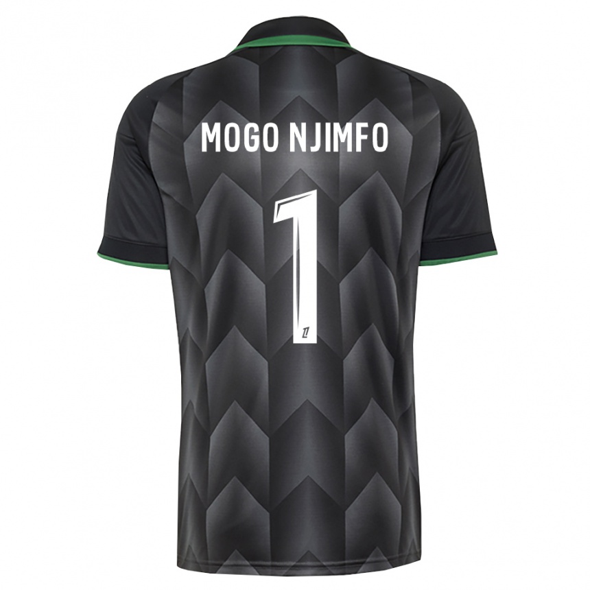 גברים כדורגל Arthur Mogo Njimfo #1 לבן שחור ירוק הרחק ג'רזי 2026/27
