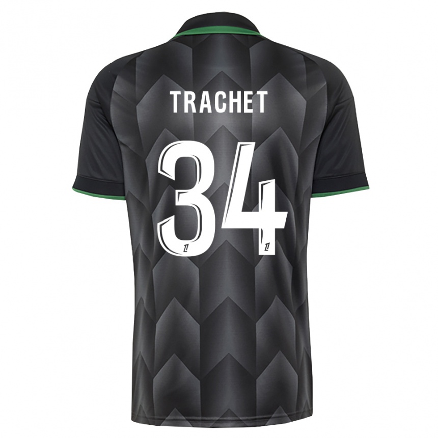 גברים כדורגל Amélie Trachet #34 לבן שחור ירוק הרחק ג'רזי 2026/27